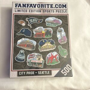 Limited Edition Sports Puzzle 
“City Pride-Seattle “ 500 piece 
Fan Favorite.com